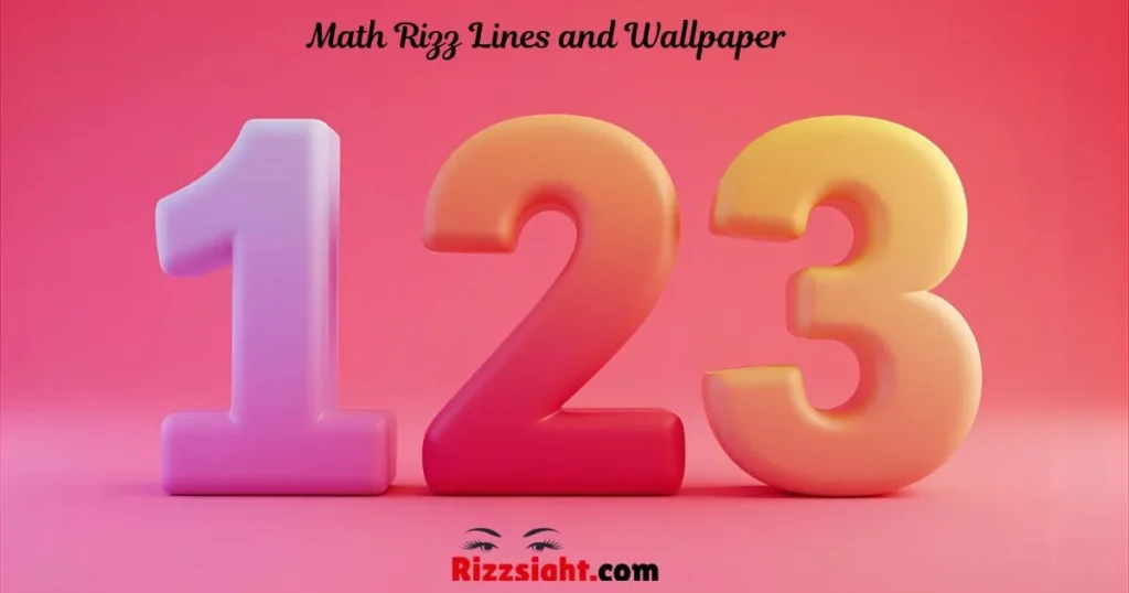 Custom Math Rizz Line
