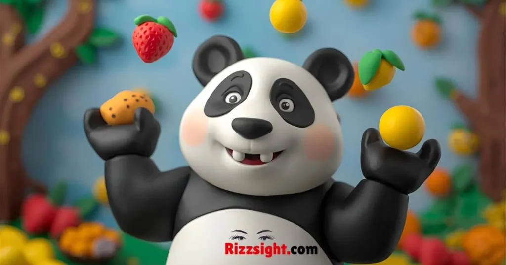 Cute Panda Rizz Lines
