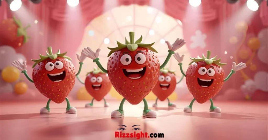 Edgy Strawberry Rizz Lines