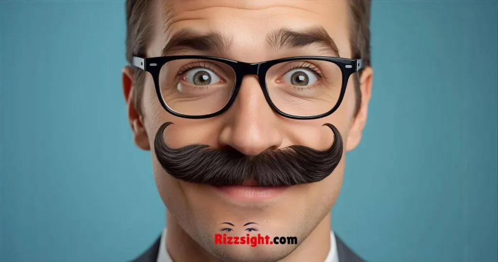 Flirty Mustache Rizz Lines