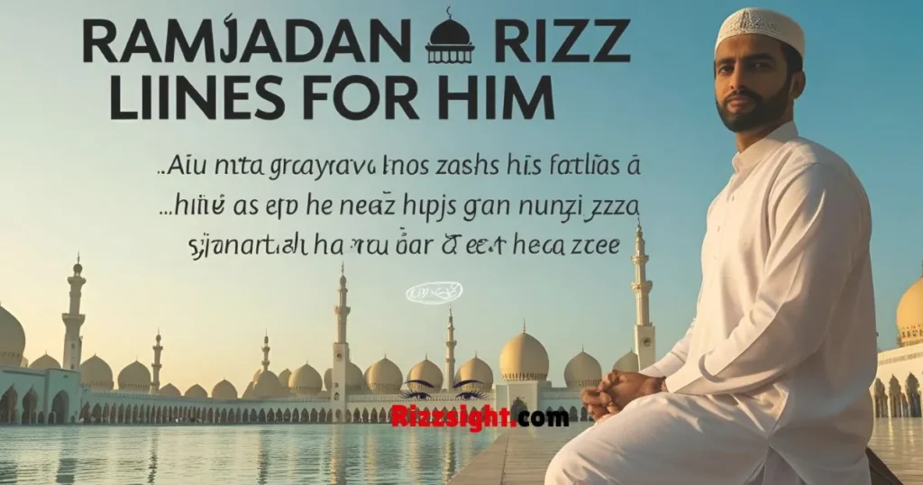 Ramadan Rizz Lines For Him