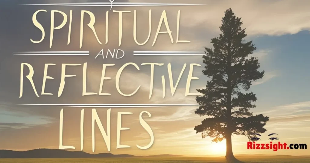 Spiritual Reflective Lines