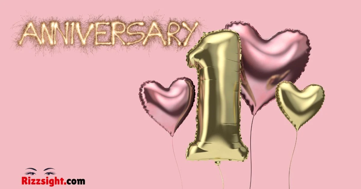 1st Wedding Anniversary Rizz Line