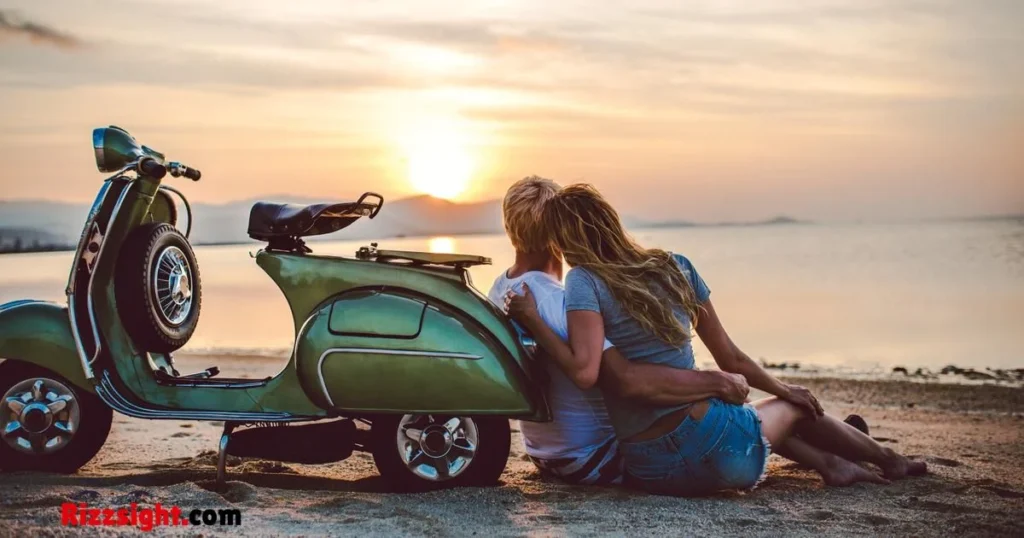 Romantic Best Bike Love Captions